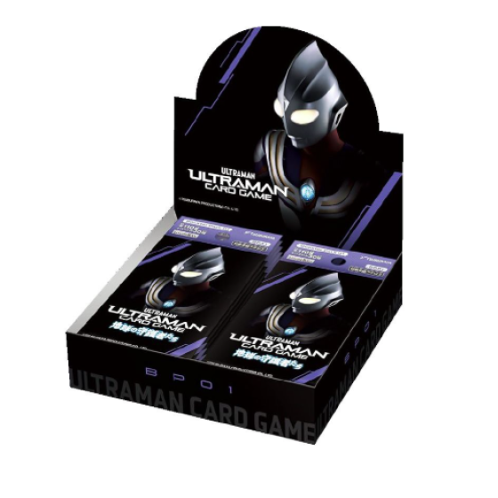 [Japanese Ver] Tsuburaya ULTRAMAN CARD GAME Card Game Booster Pack - BP01-Guardians of the Earth (Original Box of 24)